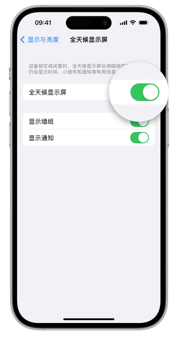 邗江苹果14维修店分享如何自定义 iPhone 14 Pro 常亮显示屏 