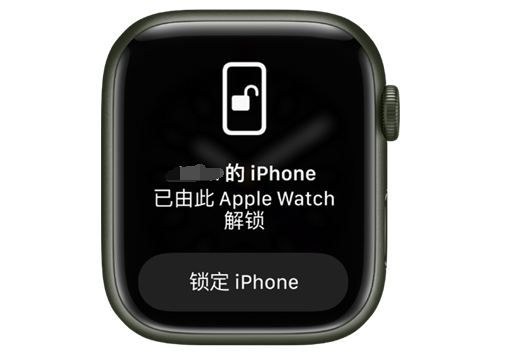 邗江苹果手机维修分享用 AppleWatch 解锁配备面容 ID 的 iPhone方法 