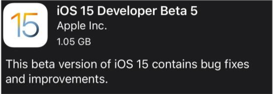 邗江苹果手机维修分享如何升级到iOS15.0 beta5 